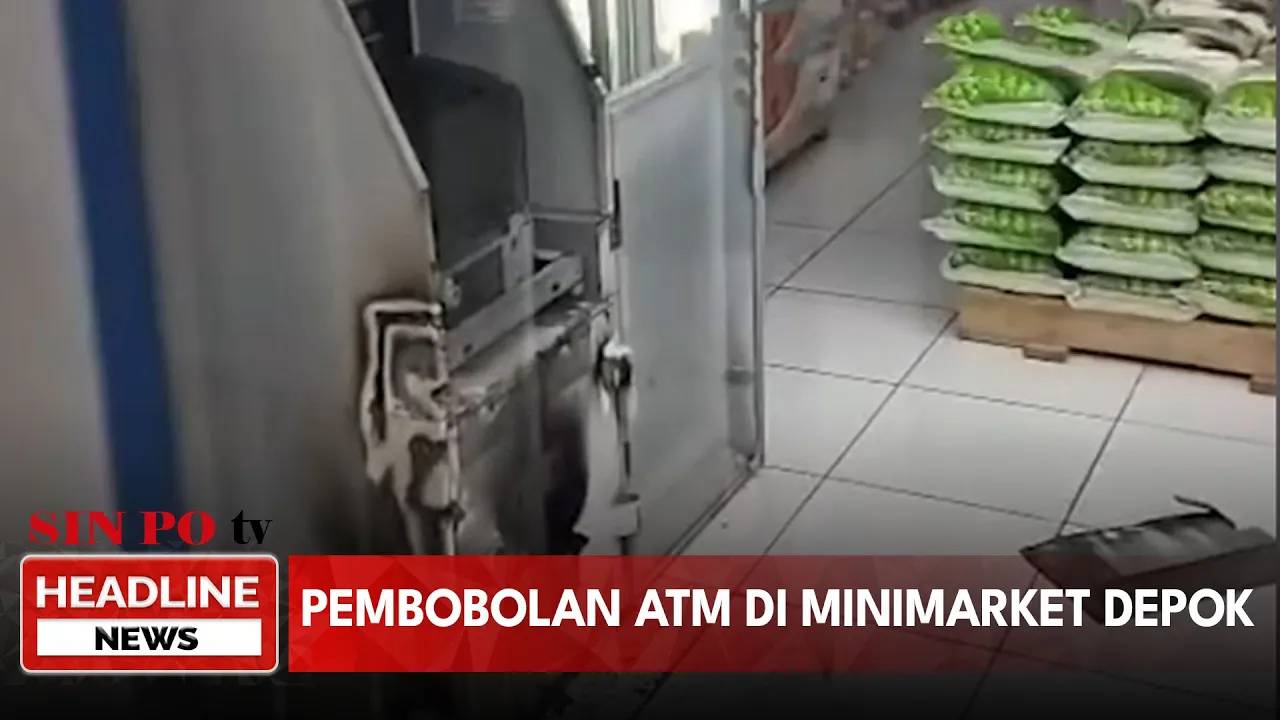 Pembobolan ATM Di Minimarket Depok