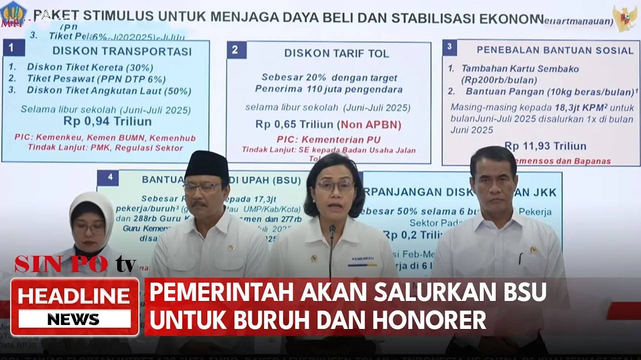 Pemerintah Akan Salurkan BSU Untuk Buruh Dan Honorer
