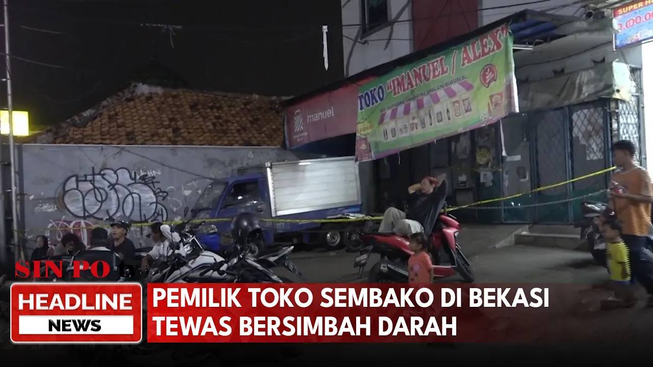 Pemilik Toko Sembako Di Bekasi Tewas Bersimbah Darah