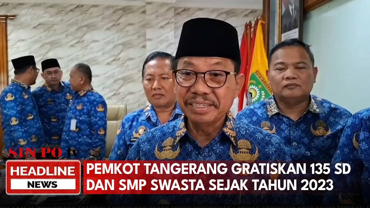 Pemkot Tangerang Gratiskan 135 SD dan SMP Swasta Sejak Tahun 2023