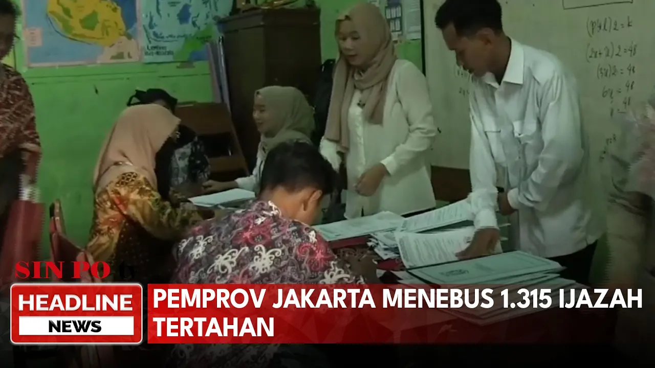 Pemprov Jakarta Menebus 1.315 Ijazah Tertahan