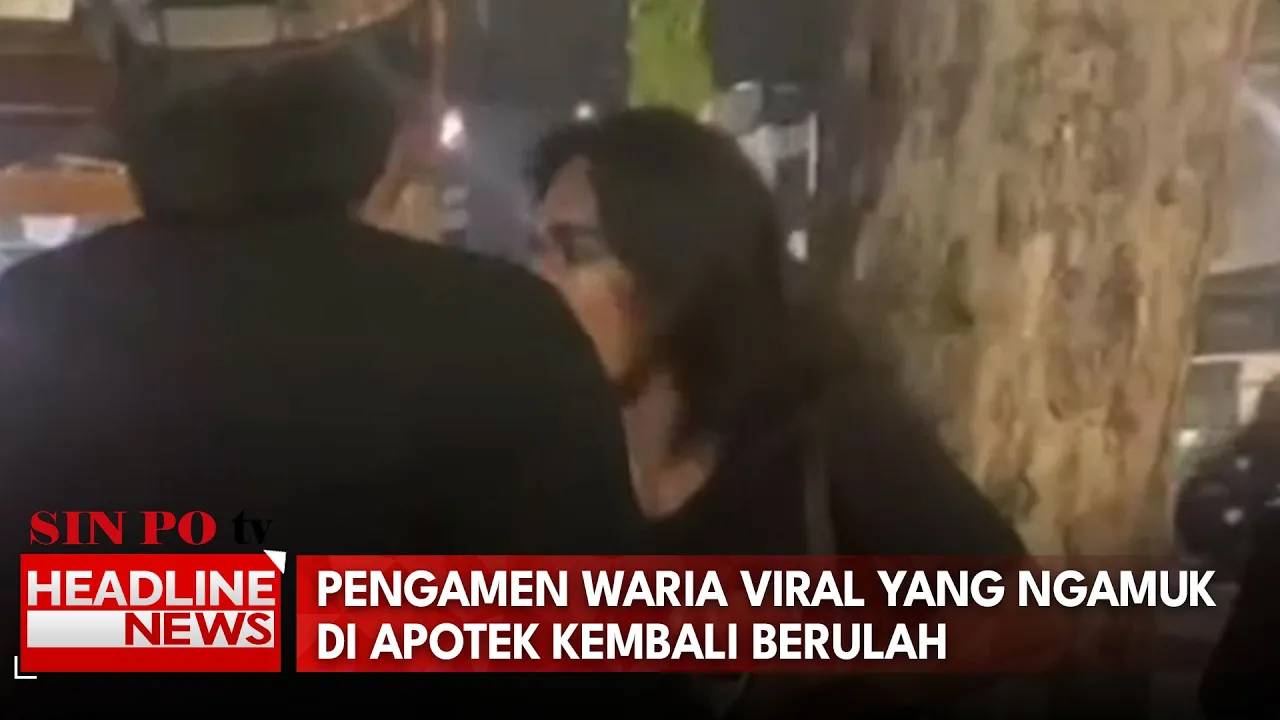 Pengamen Waria Viral yang Ngamuk di Apotek Kembali Berulah dan Mengancam Korbannya
