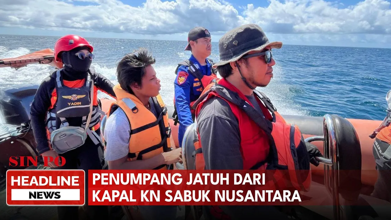 Penumpang Jatuh dari Kapal KN Sabuk Nusantara
