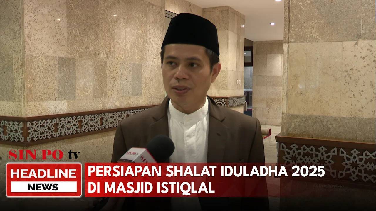 Persiapan Salat Idul Adha 2025 Di Masjid Istiqlal