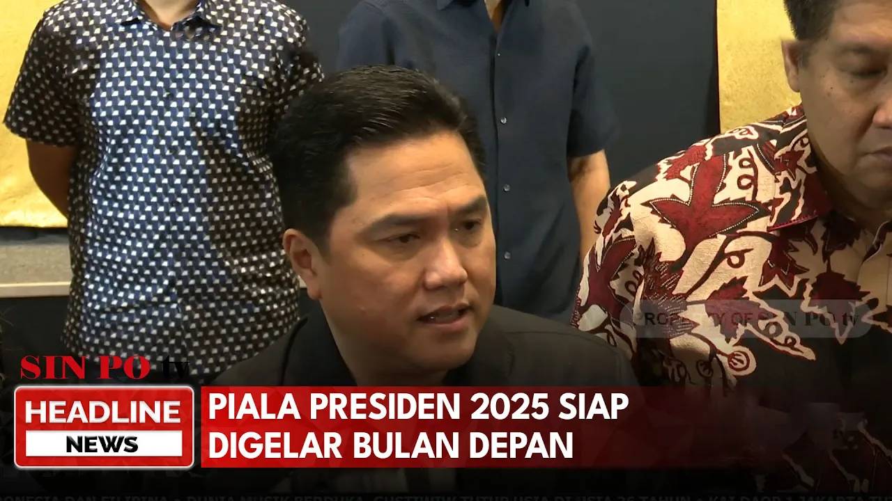 Piala Presiden 2025 Siap Digelar Bulan Depan