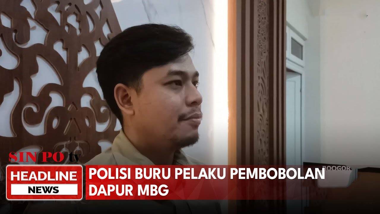 Polisi Buru Pelaku Pembobolan Dapur MBG