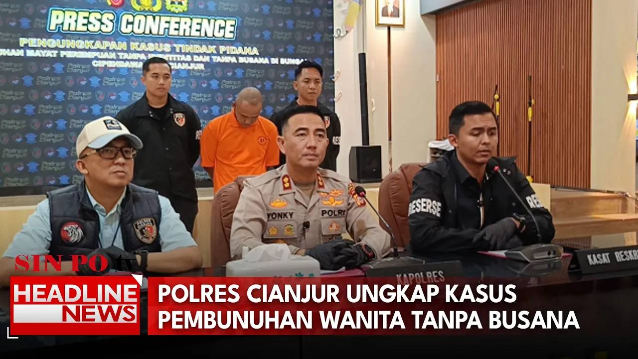 Polres Cianjur Ungkap Kasus Pembunuhan Wanita Tanpa Busana