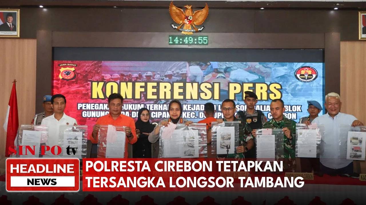 Polresta Cirebon Tetapkan Tersangka Longsor Tambang Cirebon
