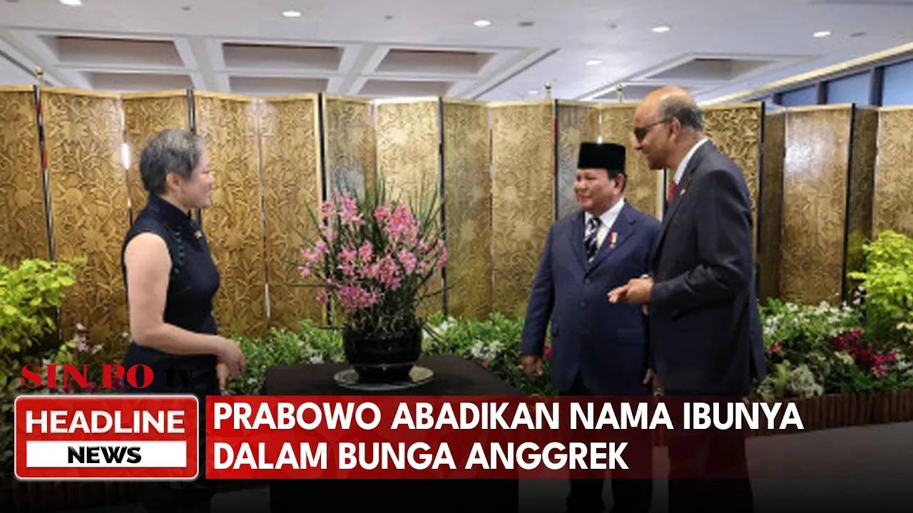 Prabowo Abadikan Nama Ibunya Dalam Bunga Anggrek