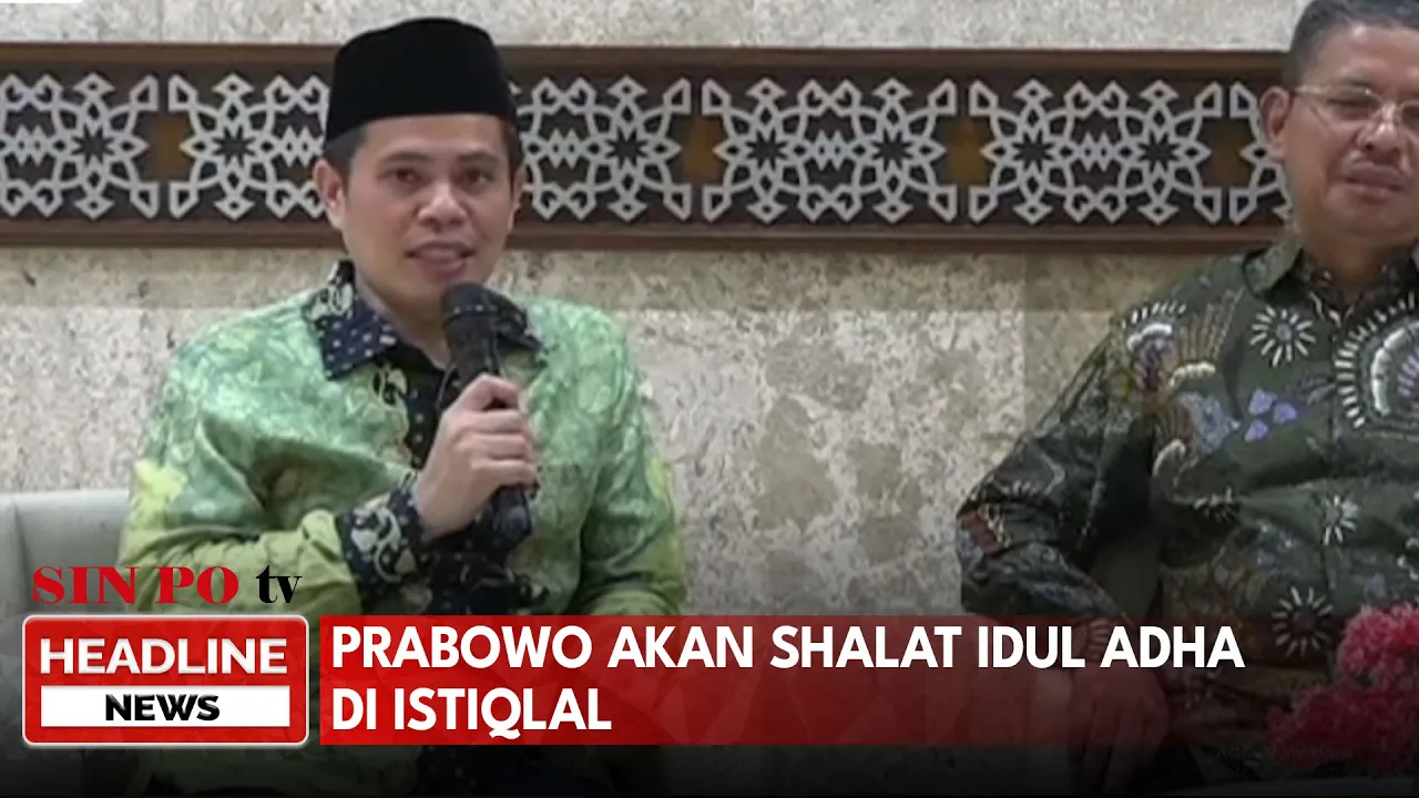 Prabowo Akan Shalat Idul Adha Di Istiqlal