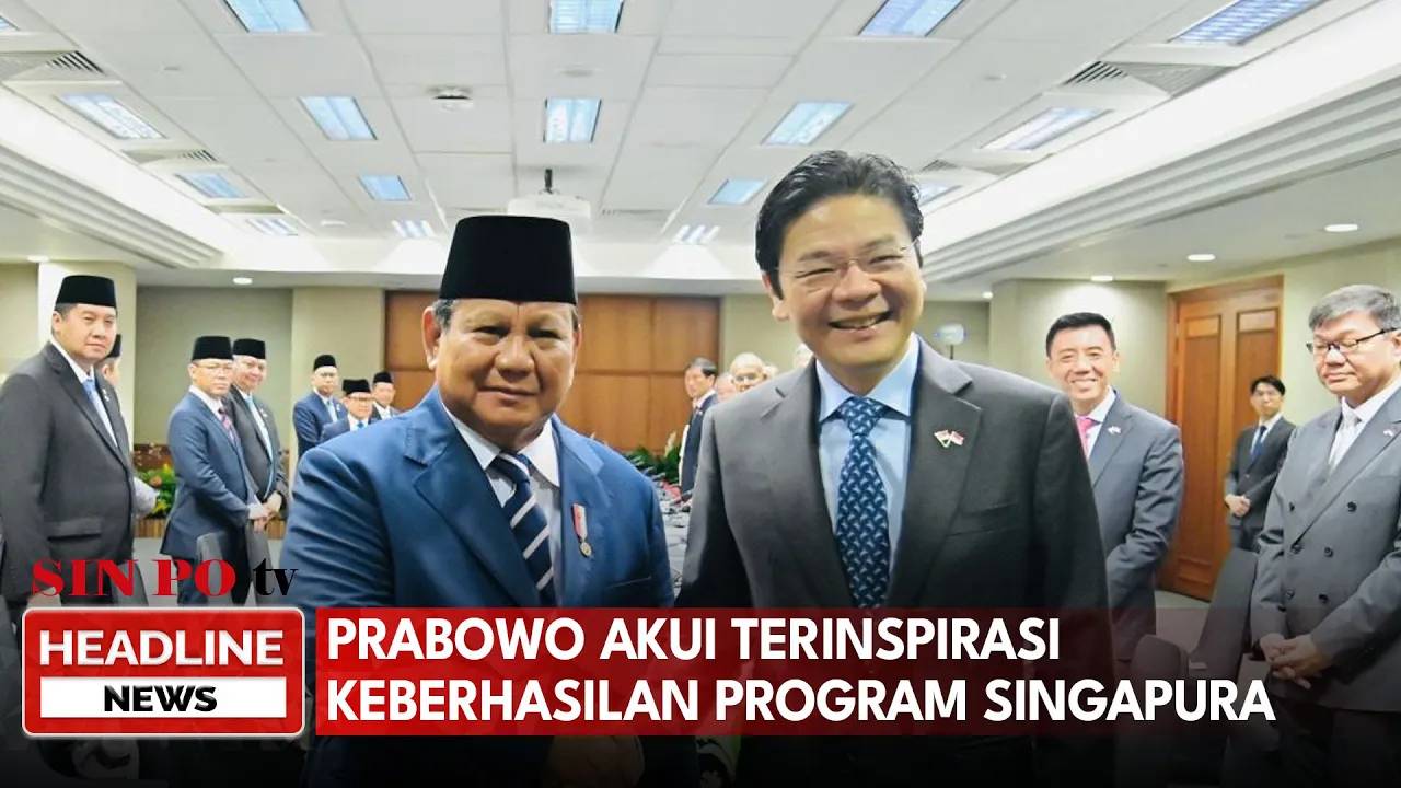 Prabowo Akui Terinspirasi Keberhasilan Program Singapura