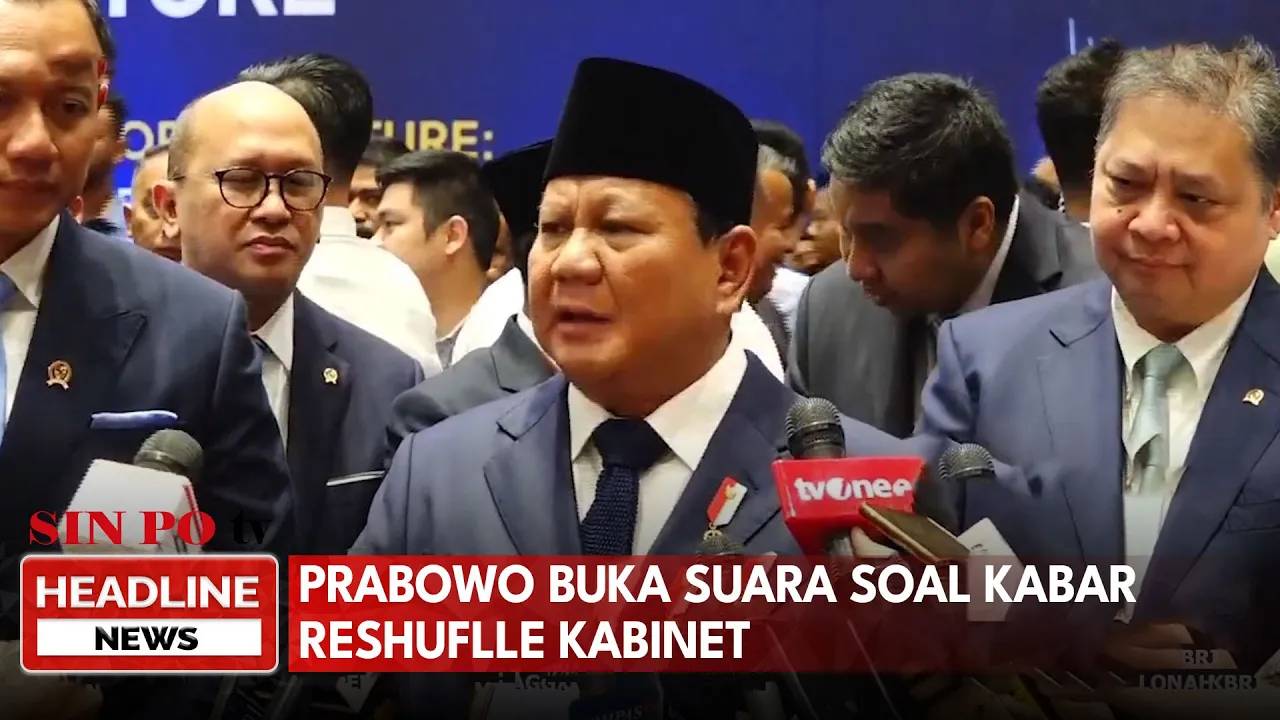Prabowo Buka Suara Soal Kabar Reshuflle Kabinet