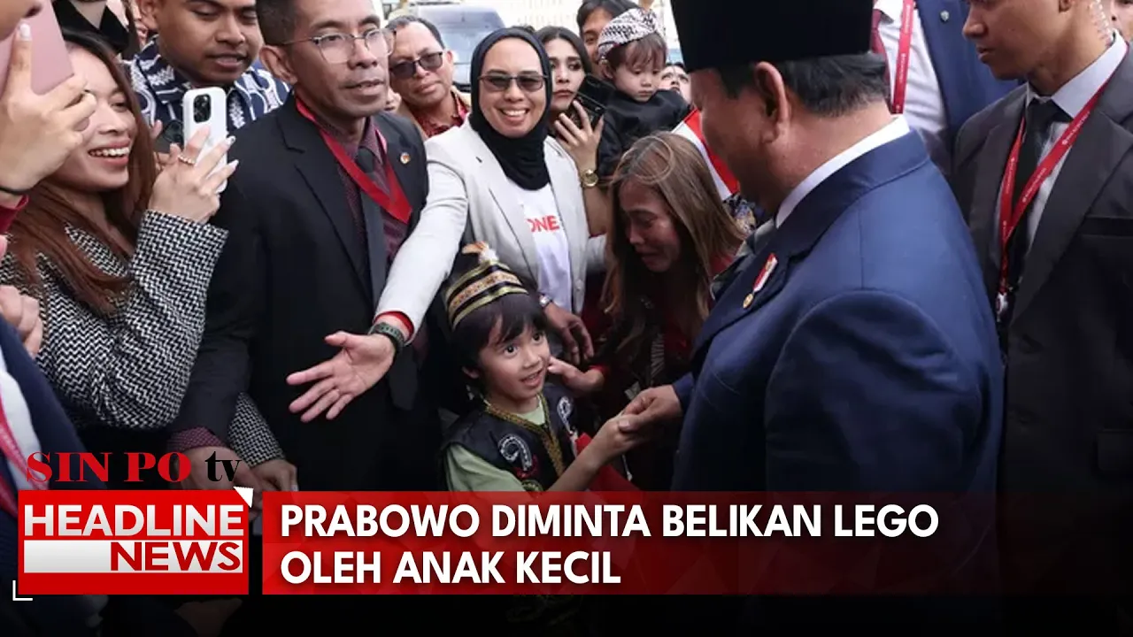 Prabowo Diminta Belikan Lego oleh Anak Kecil