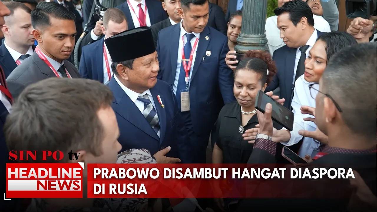 Prabowo Disambut Hangat Diaspora Di Rusia