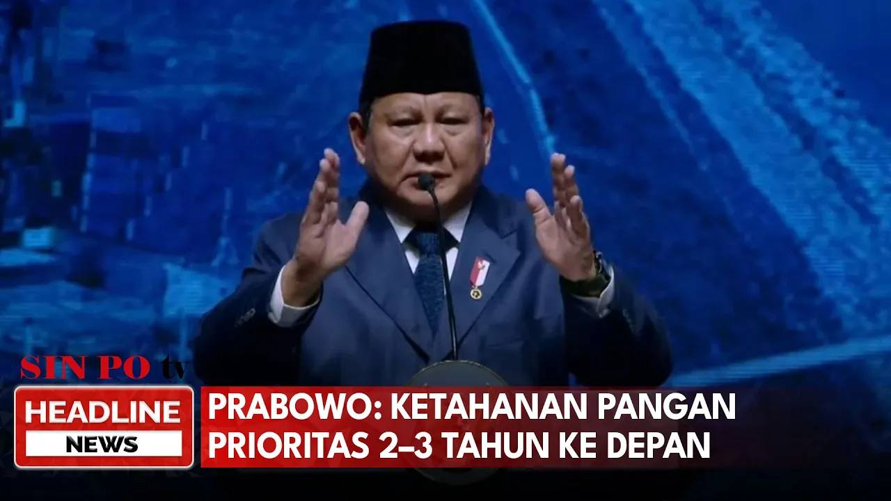 Prabowo: Ketahanan Pangan Prioritas 2–3 Tahun ke Depan