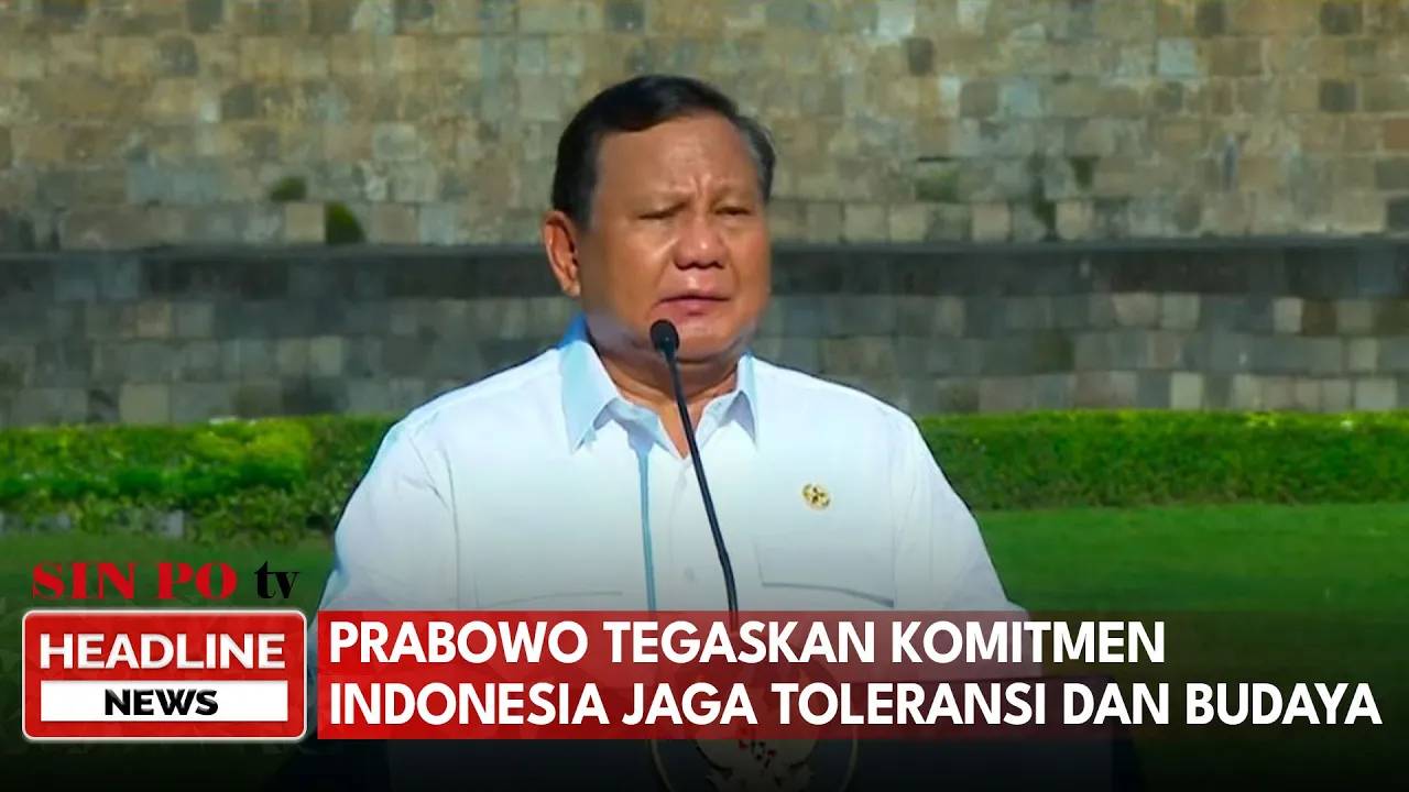 Prabowo Tegaskan Komitmen Indonesia Jaga Toleransi Dan Budaya