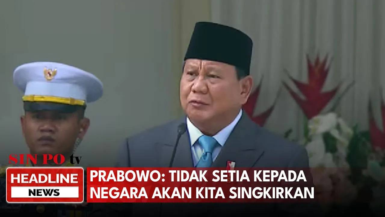 Prabowo: Tidak Setia Kepada Negara Akan Kita Singkirkan