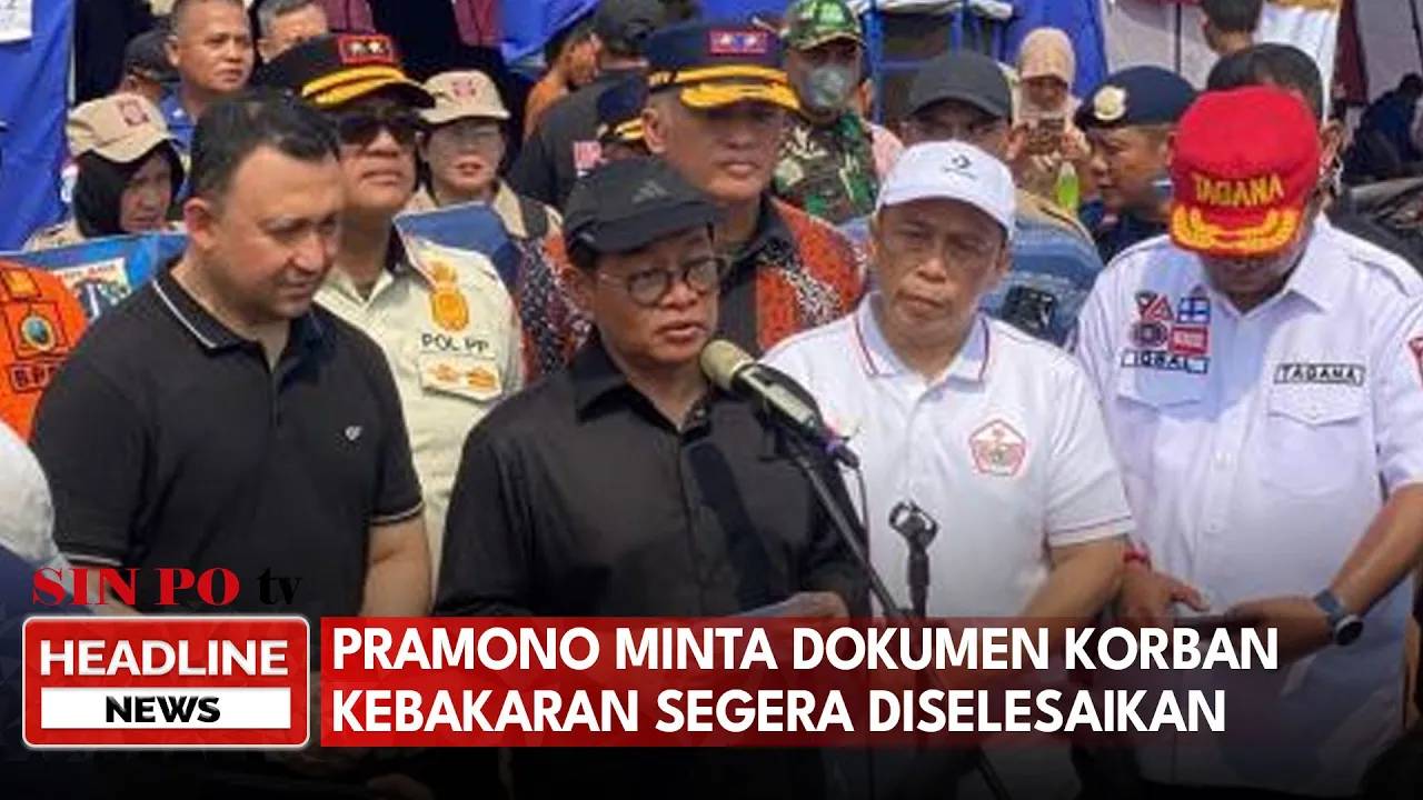 Pramono Minta Dokumen Korban Kebakaran Penjaringan Segera Diselesaikan
