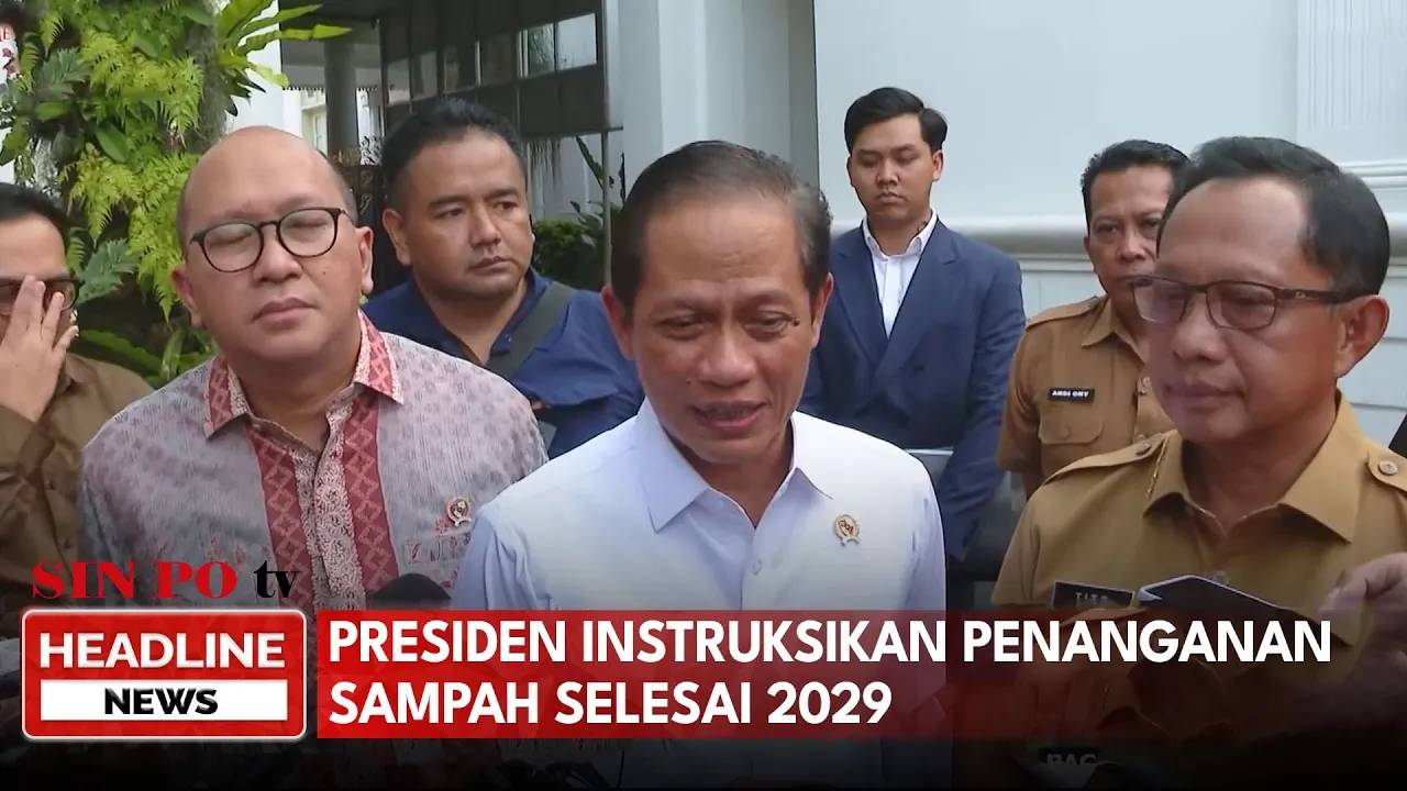 Presiden Instruksikan Penanganan Sampah Selesai 2029