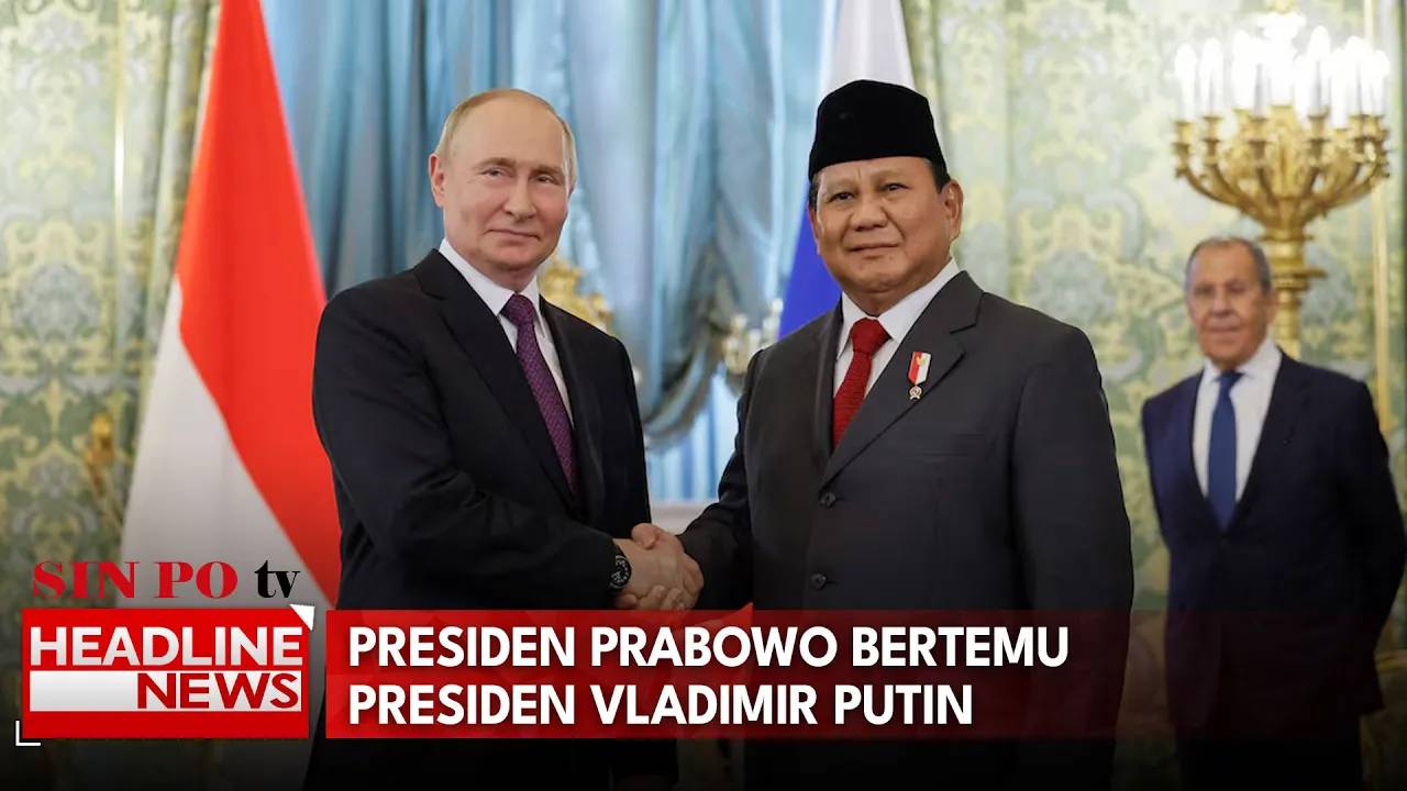Presiden Prabowo Bertemu Presiden Vladimir Putin