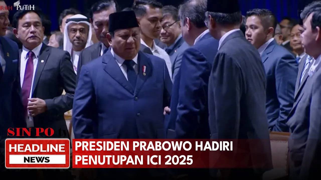 Presiden Prabowo Hadiri Penutupan ICI 2025