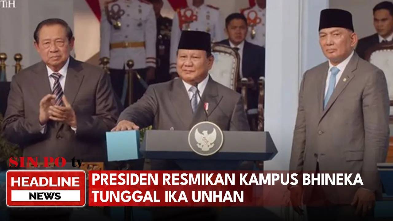 Presiden Resmikan Kampus Bhineka Tunggal Ika Unhan