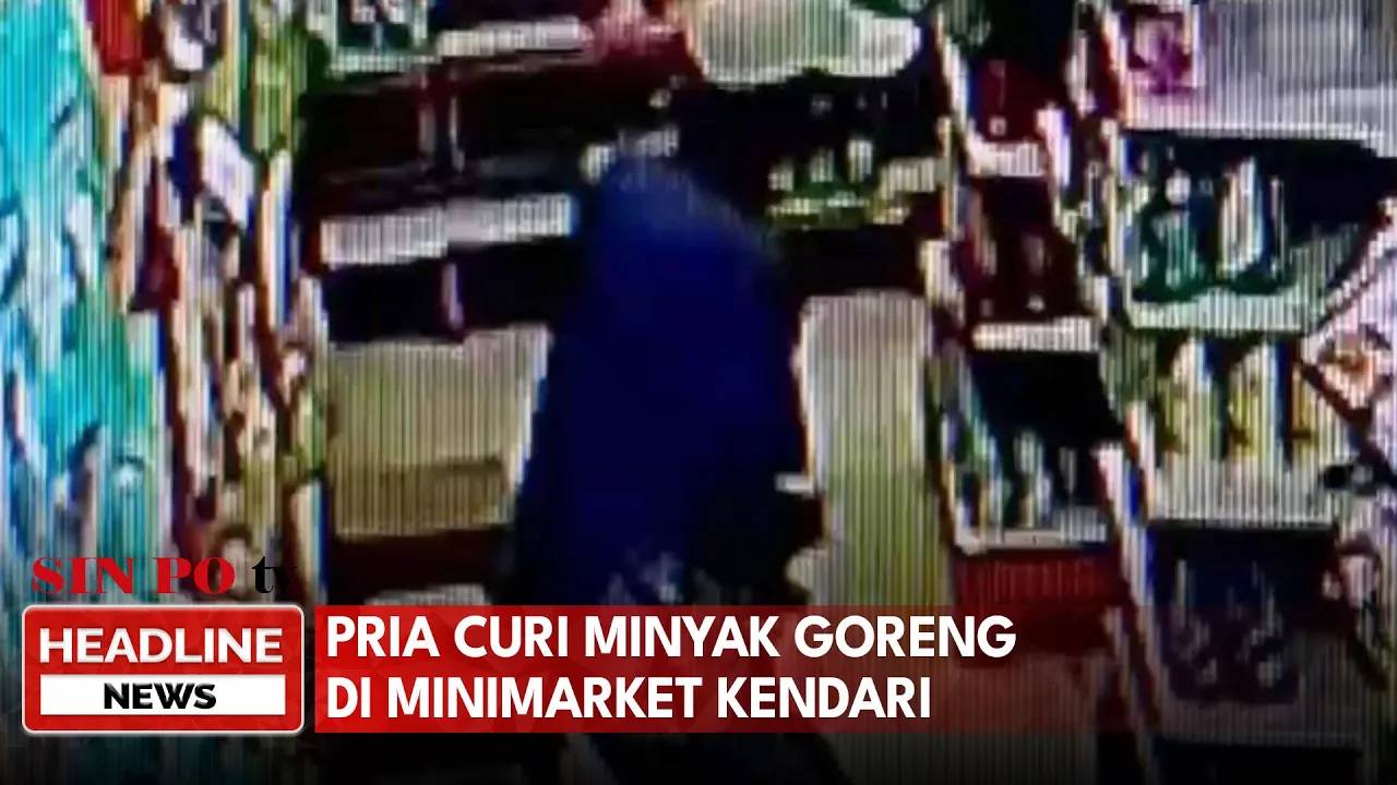 Pria Curi Minyak Goreng Di Minimarket Kendari