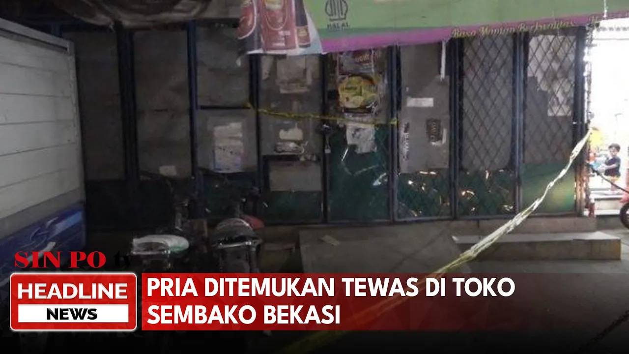 Pria Ditemukan Tewas Di Toko Sembako Bekasi