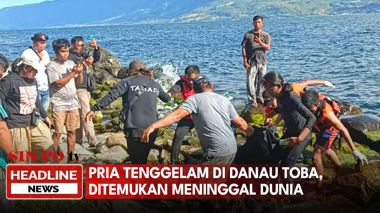 Pria Tenggelam Di Danau Toba, Ditemukan Meninggal Dunia