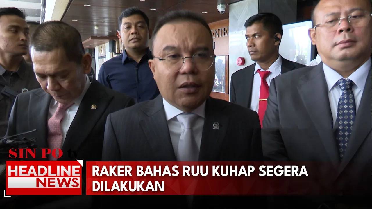 Raker Bahas RUU KUHAP Segera Dilakukan