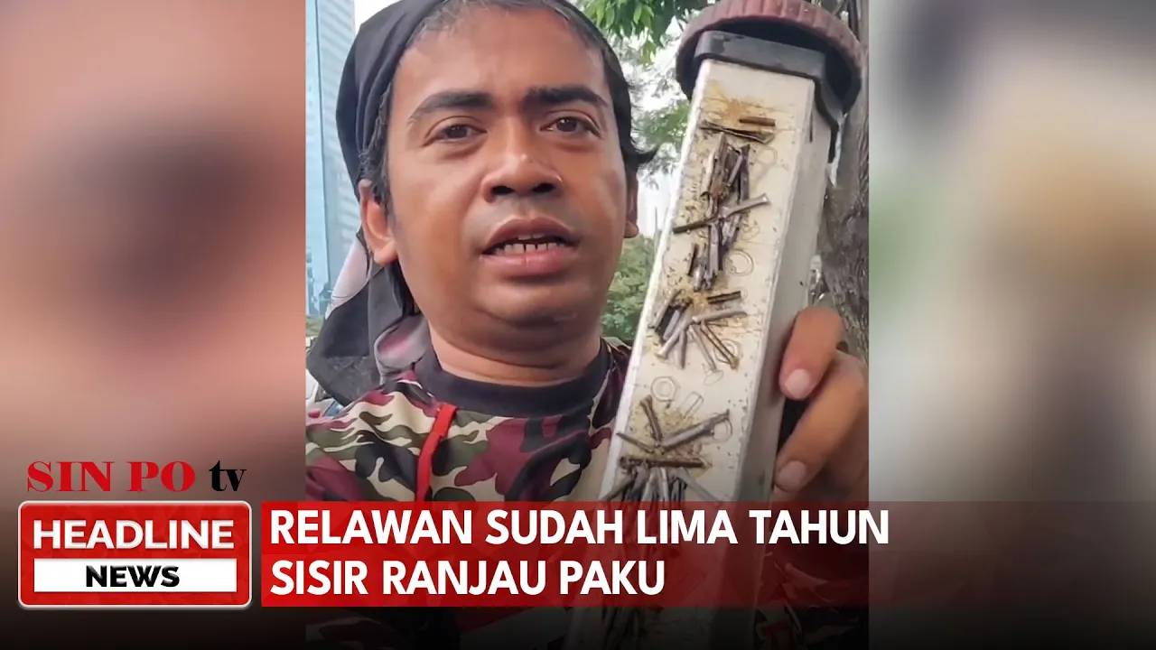 Relawan Sudah Lima Tahun Sisir Ranjau Paku