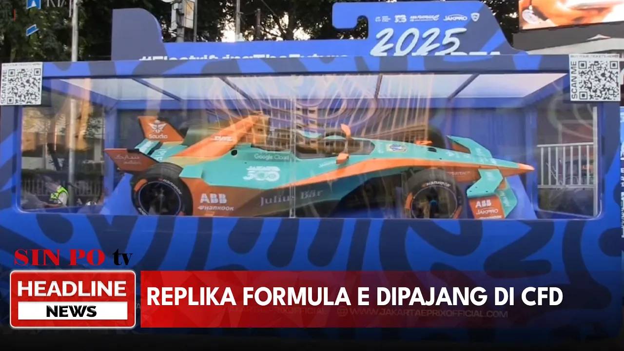 Replika Formula E Dipajang di CFD