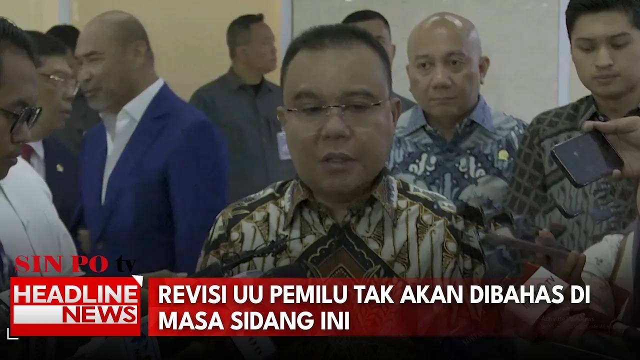 Revisi UU Pemilu Tak Akan Dibahas di Masa Sidang Ini