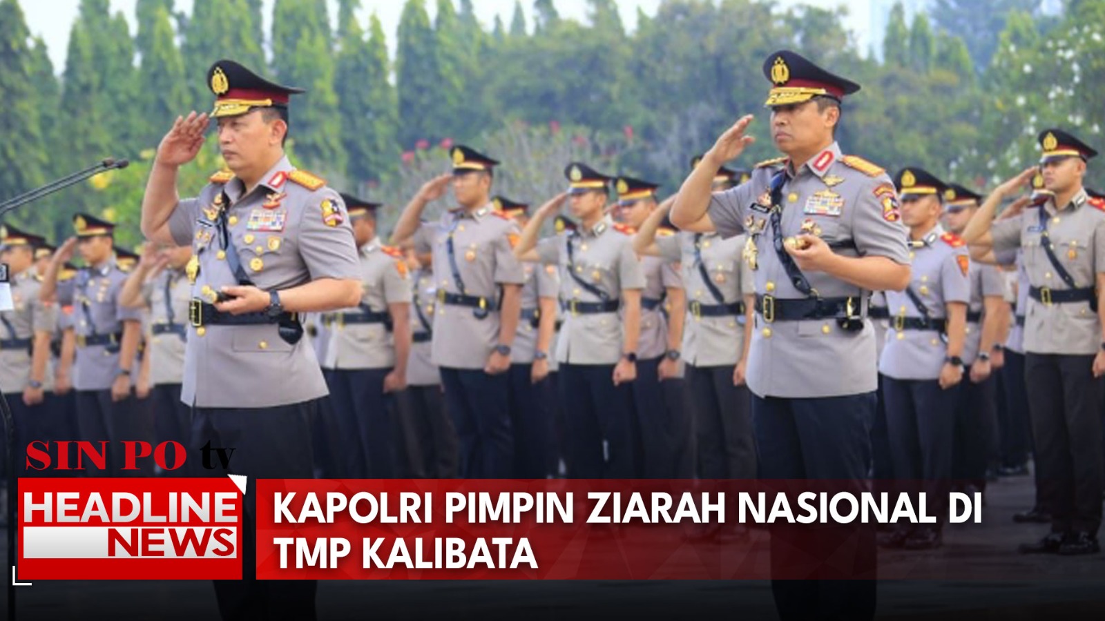 Sambut Hari Bhayangkara ke-79, Kapolri Pimpin Ziarah Nasional di Kalibata