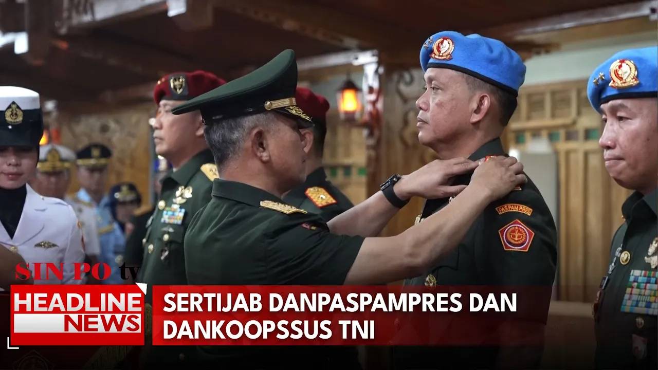 Sertijab Danpaspampres dan Dankoopssus TNI