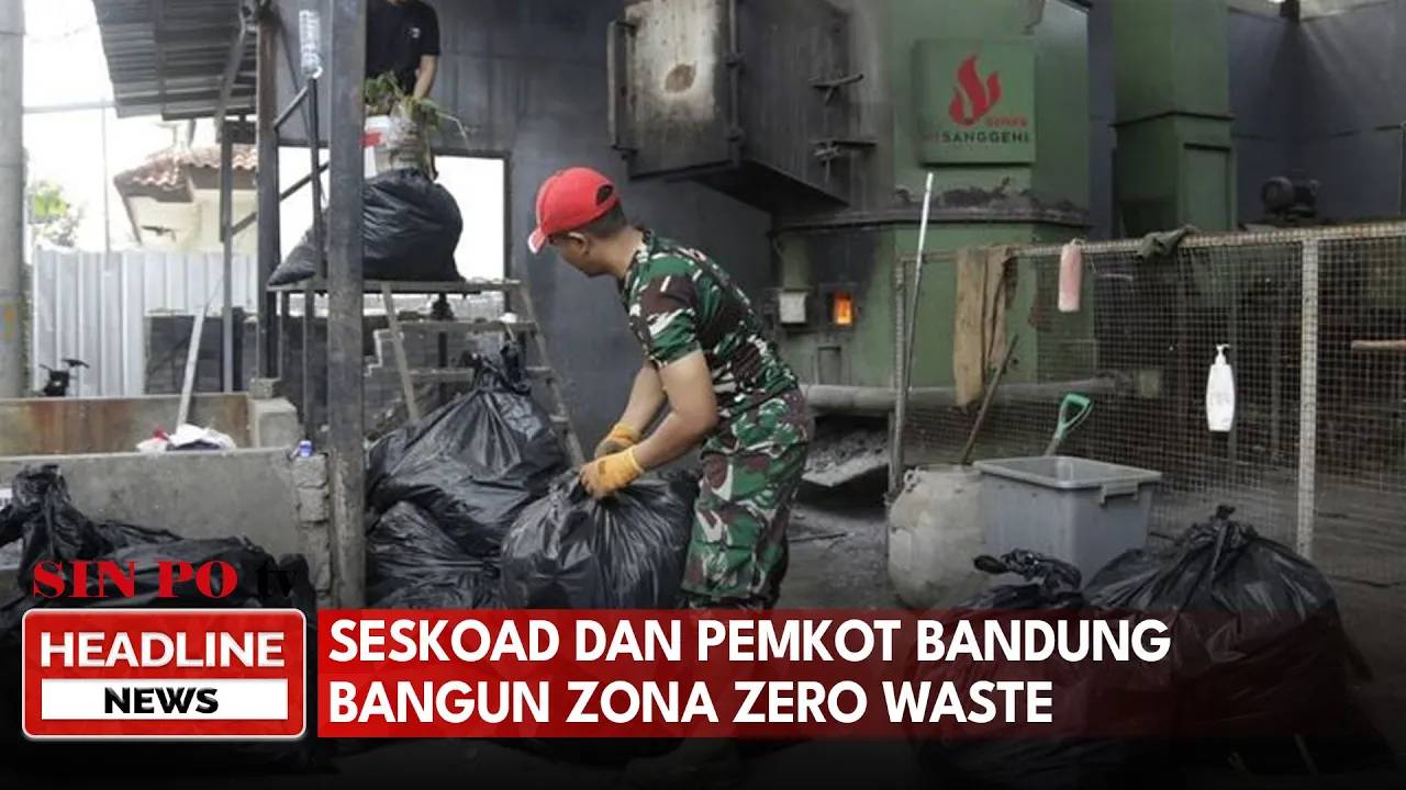 Seskoad dan Pemkot Bandung Bangun Zona Nol Sampah