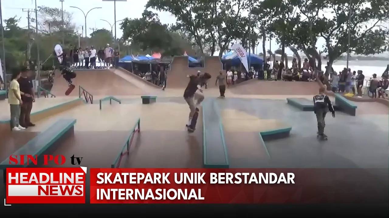 Skatepark Ikonik Pertama Di Asia Dan Kedua Di Dunia Yang Berlokasi Di Pinggir Pantai