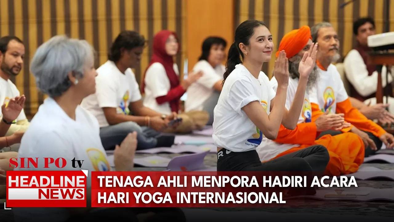 Tenaga Ahli Menpora Hadiri Acara Hari Yoga Internasional