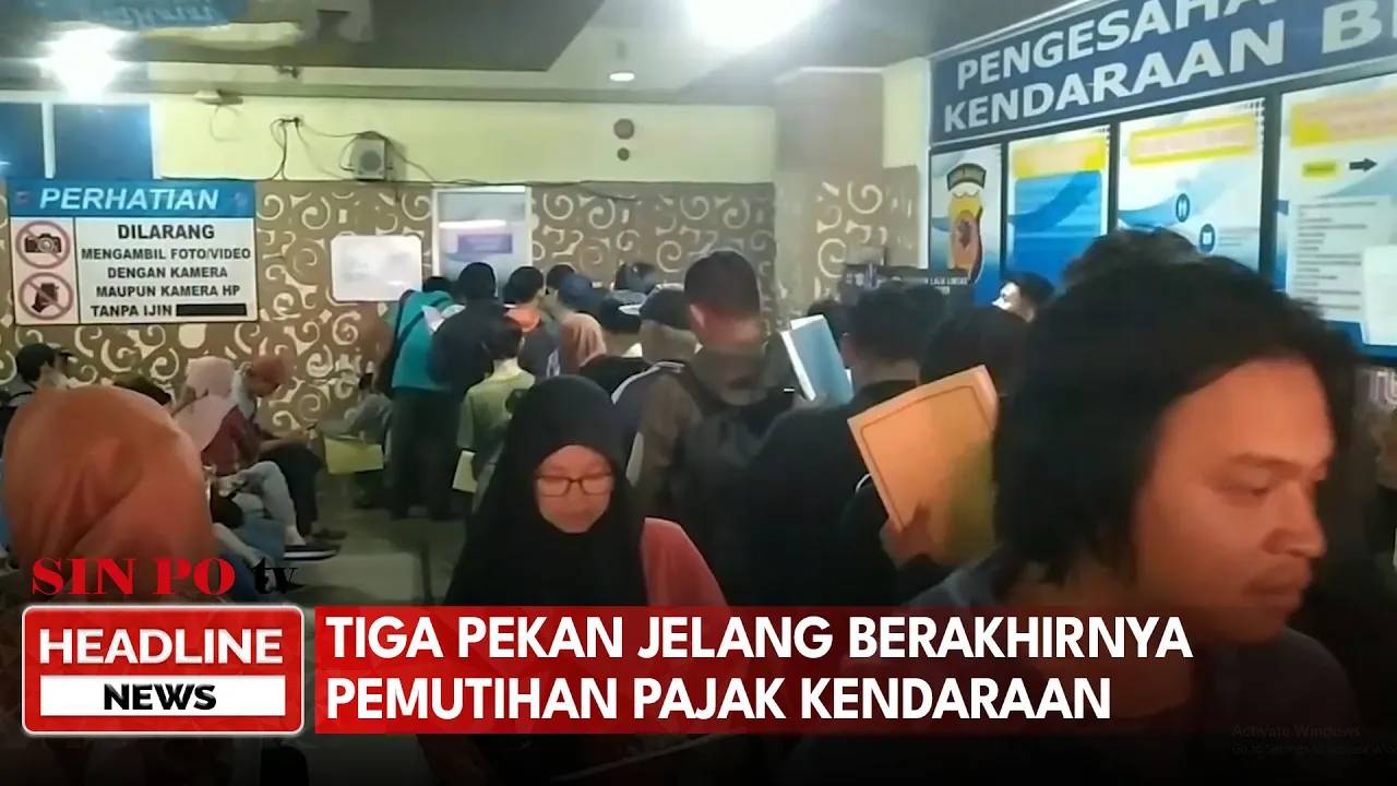 Tiga Pekan Jelang Berakhirnya Pemutihan Pajak Kendaraan