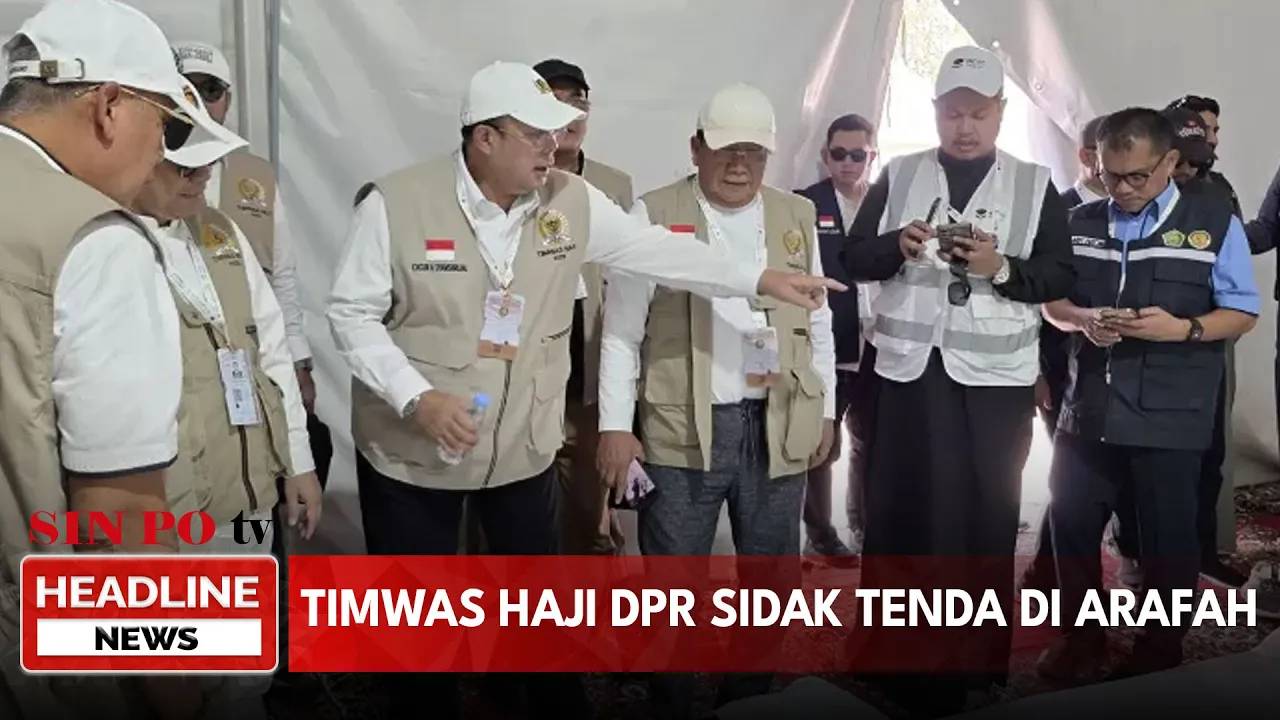 Timwas Haji DPR Sidak Tenda Di Arafah