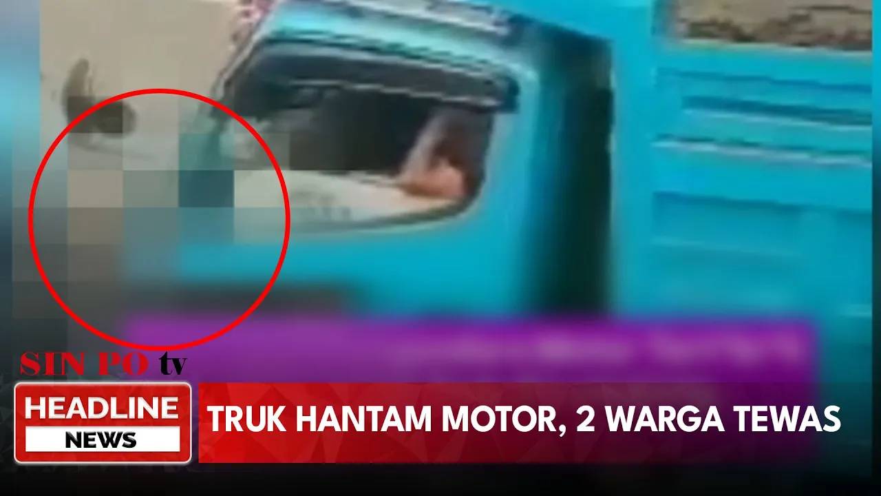 Truk Hantam Motor, 2 Warga Tewas