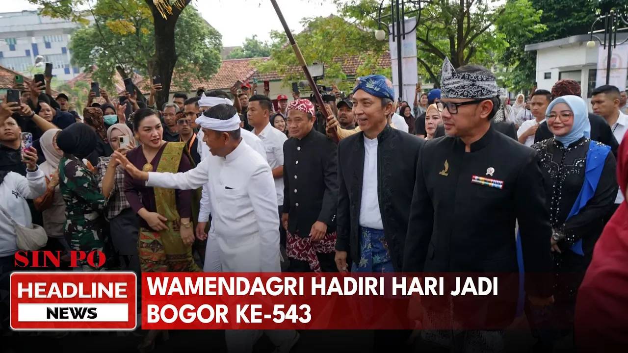 Wamendagri Hadiri Hari Jadi Bogor ke-543