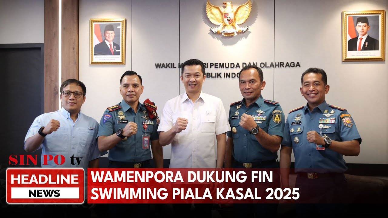 Wamenpora Dukung Fin Swimming Piala Kasal 2025