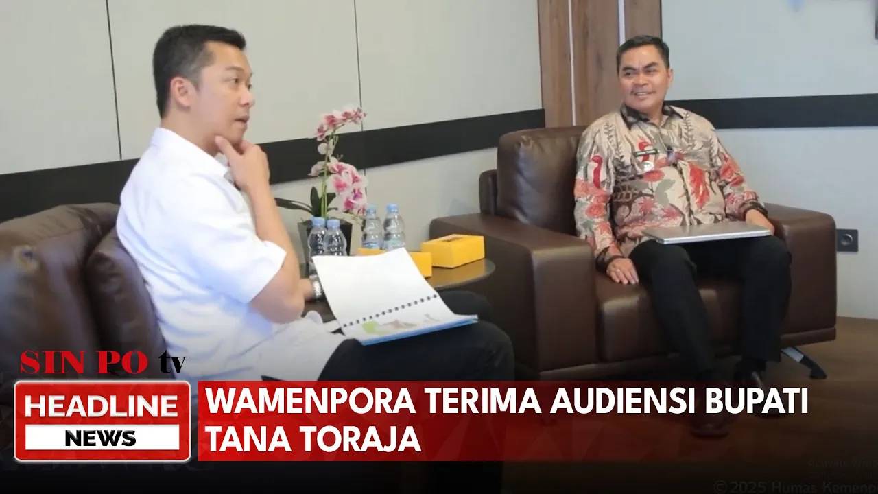 Wamenpora Terima Audiensi Bupati Tana Toraja