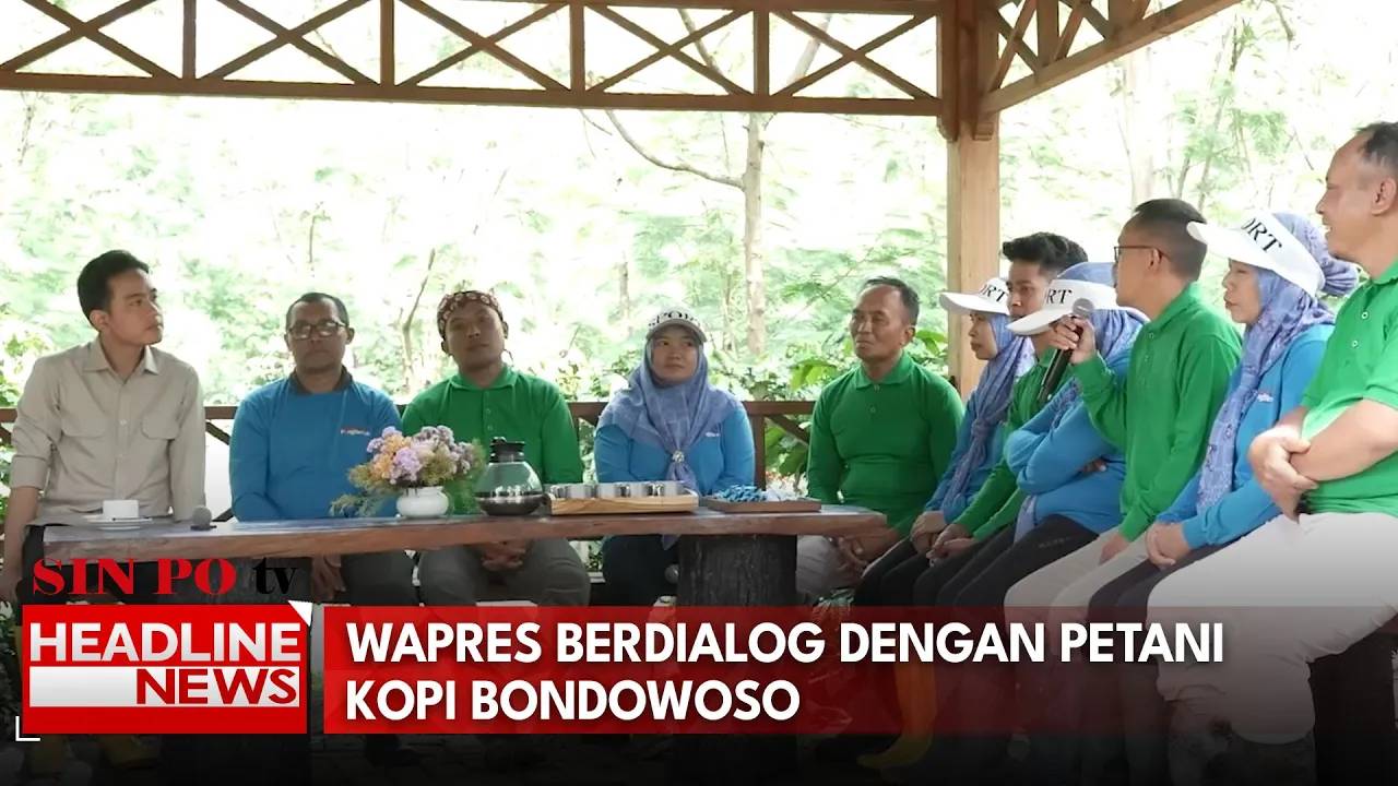 Wapres Berdialog dengan Petani Kopi Bondowoso