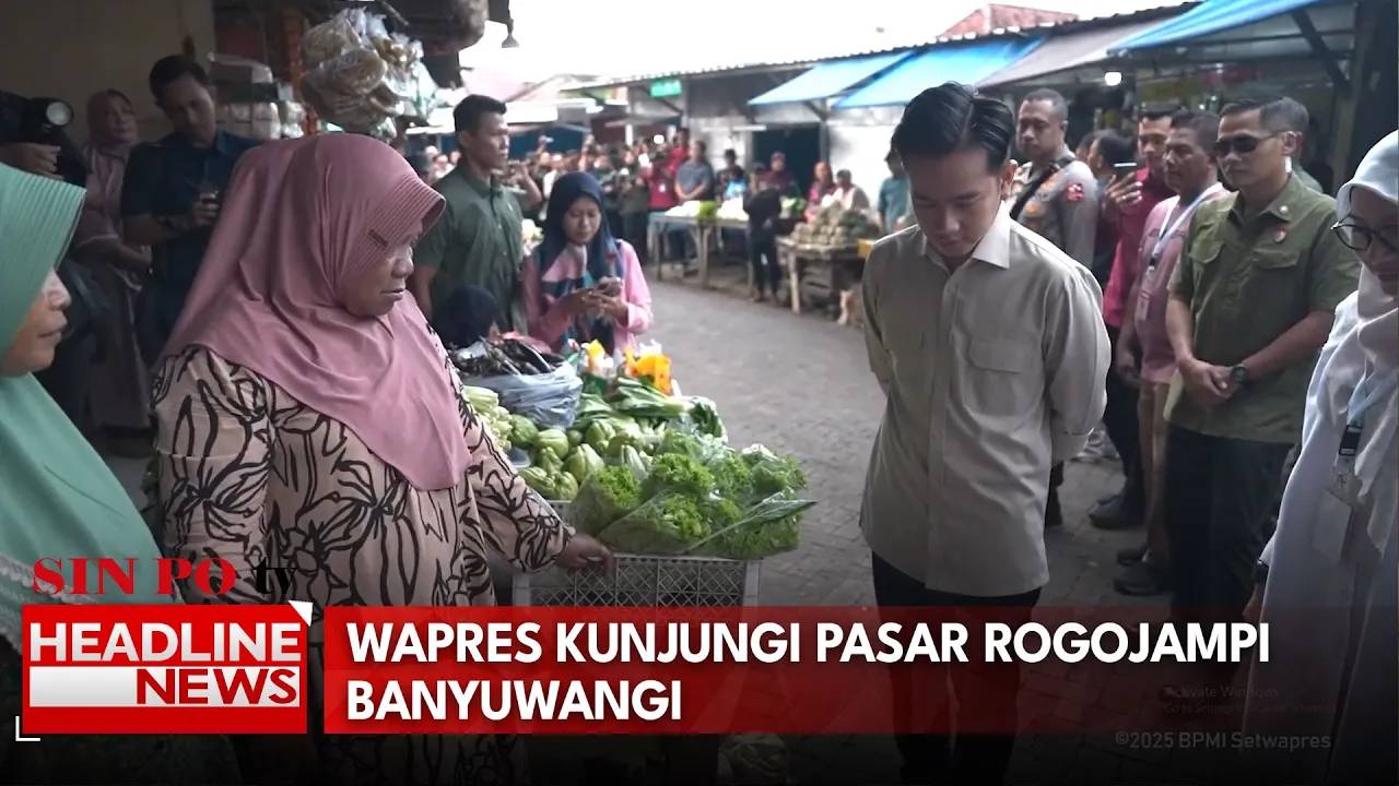 Wapres Kunjungi Pasar Rogojampi Banyuwangi