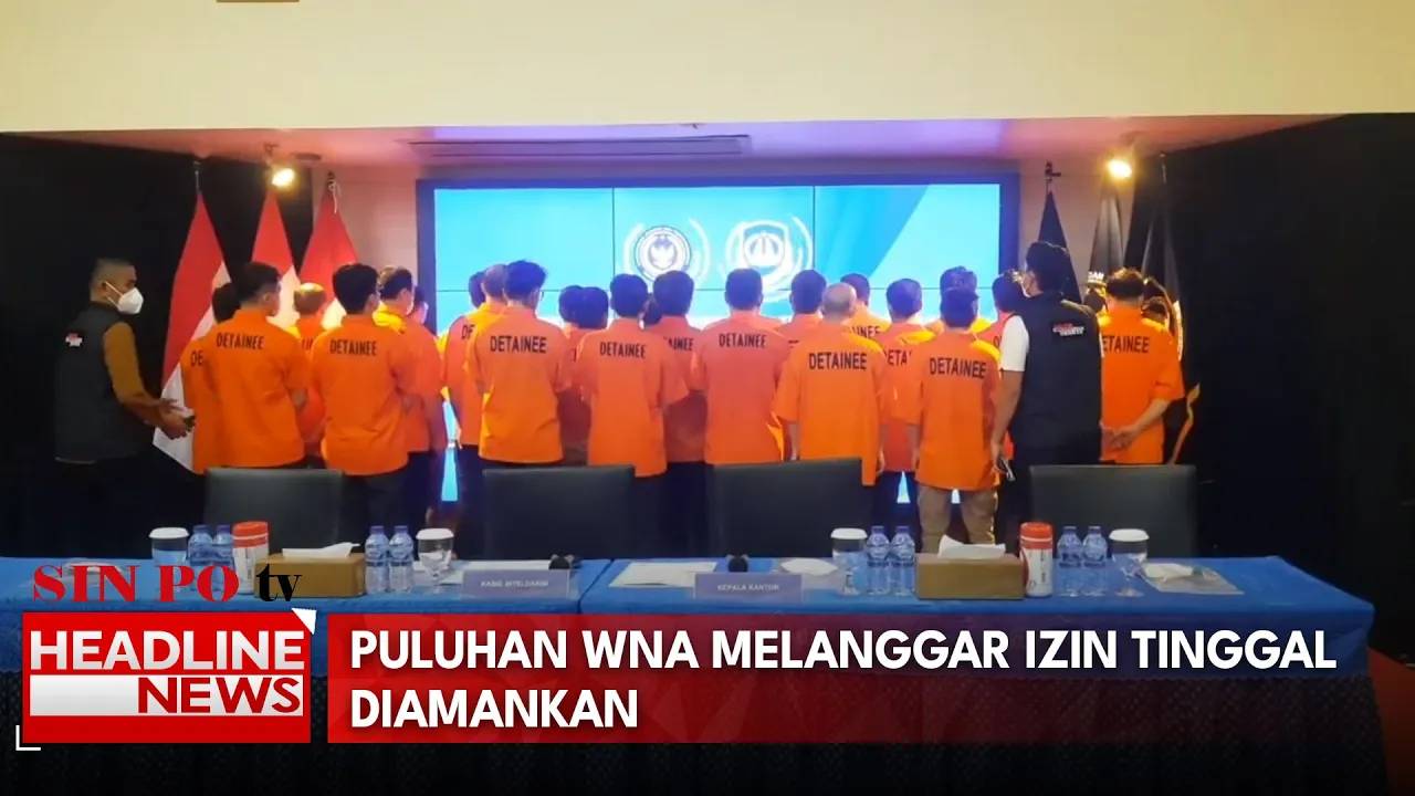 24 WNA Diamankan Imigrasi Jaksel, 22 Di Antaranya Pekerja Ilegal