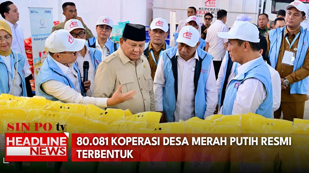 80.081 Koperasi Desa Merah Putih Resmi Terbentuk