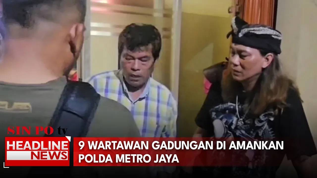 9 Wartawan Gadungan Diamankan Polda Metro Jaya
