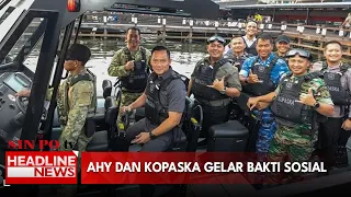 AHY dan Kopaska Gelar Bakti Sosial